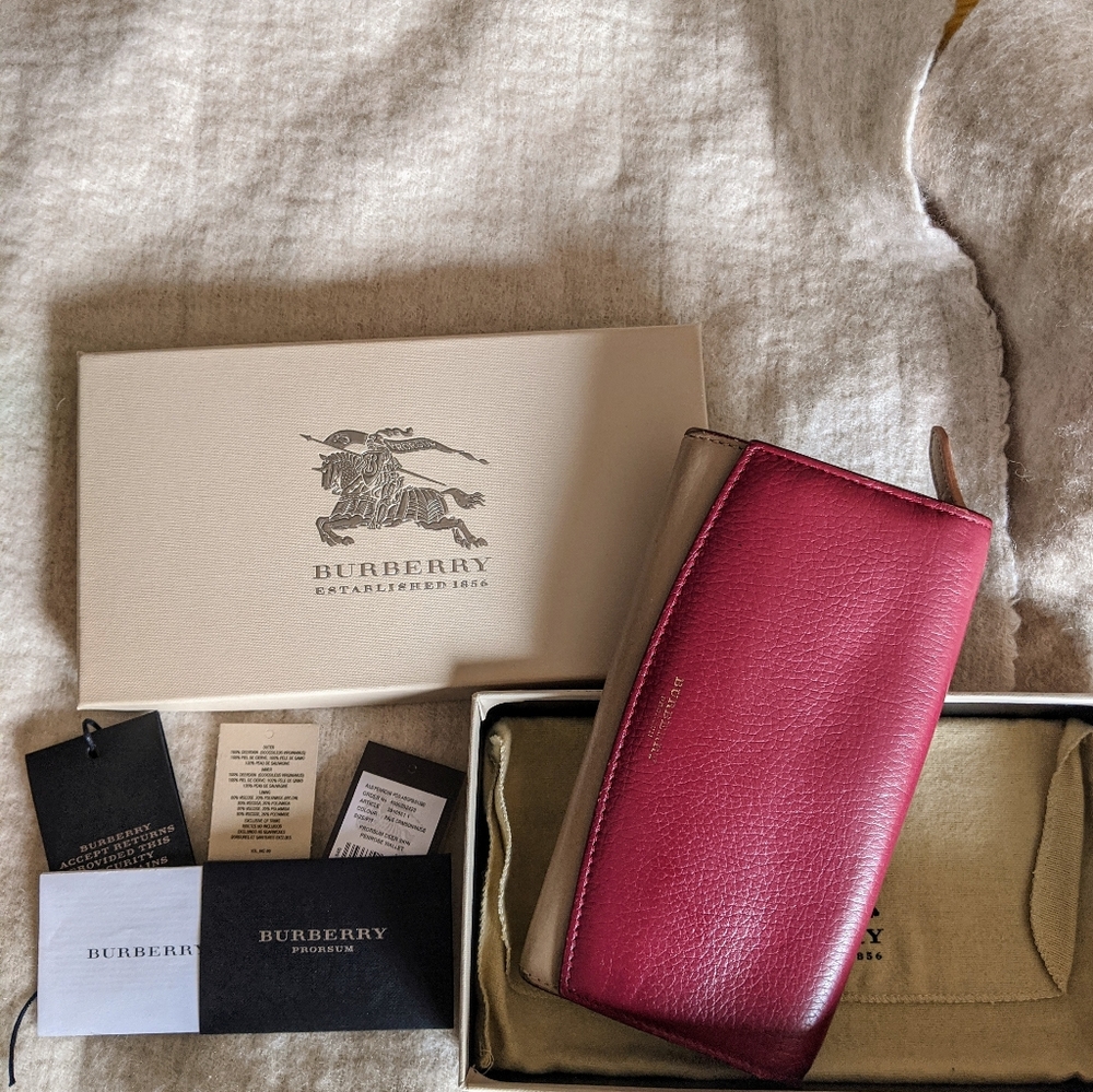Burberry Wallet - Deer Skin Leather - Picture 2 of 12